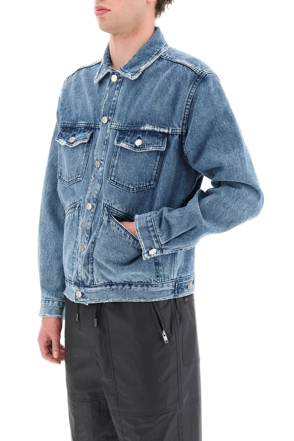 Isabel Marant Buttoned Long-Sleeved Denim Jacket
