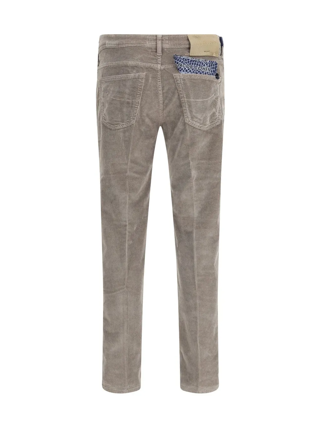 Jacob Cohen Logo Patch Slim-Fit Trousers