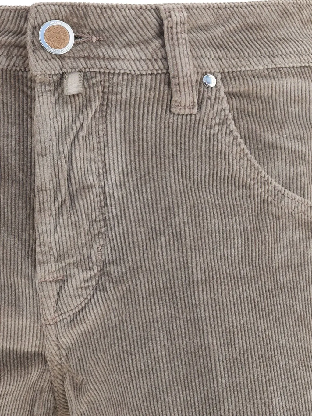 Jacob Cohen Logo Patch Slim-Fit Trousers