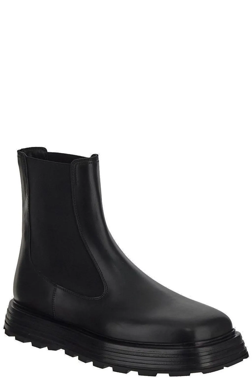 Jil Sander Squared-Toe Slip-On Chelsea Boots