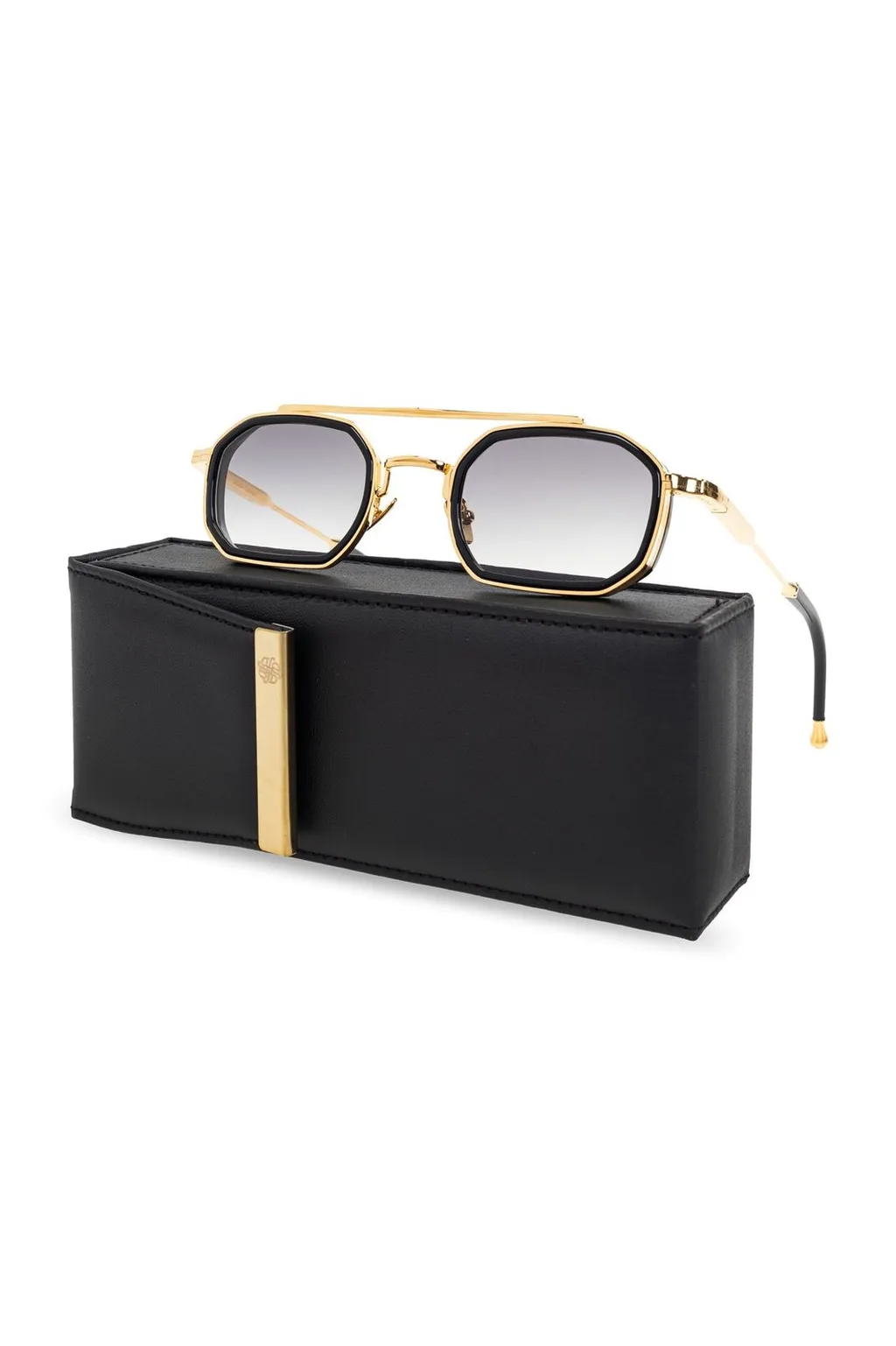 John Dalia Anthony Rectangle Frame Sunglasses
