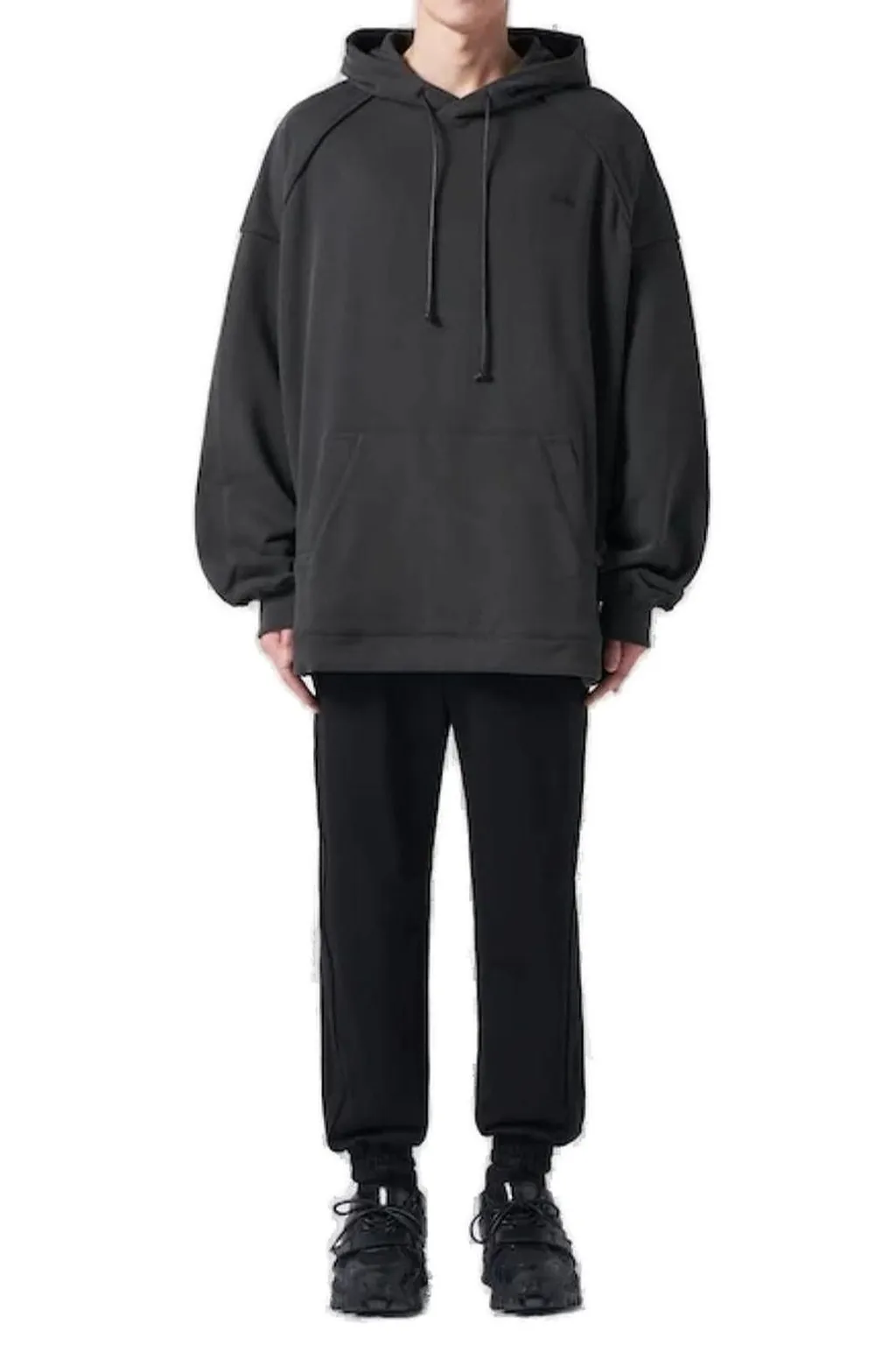 Juun J Long-Sleeved Drawstring Hoodie