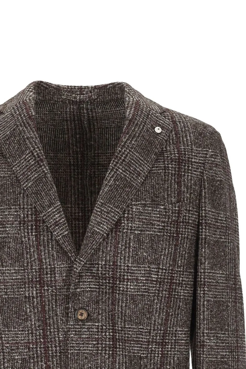L.B.M. 1911 Check Single-Breasted Blazer