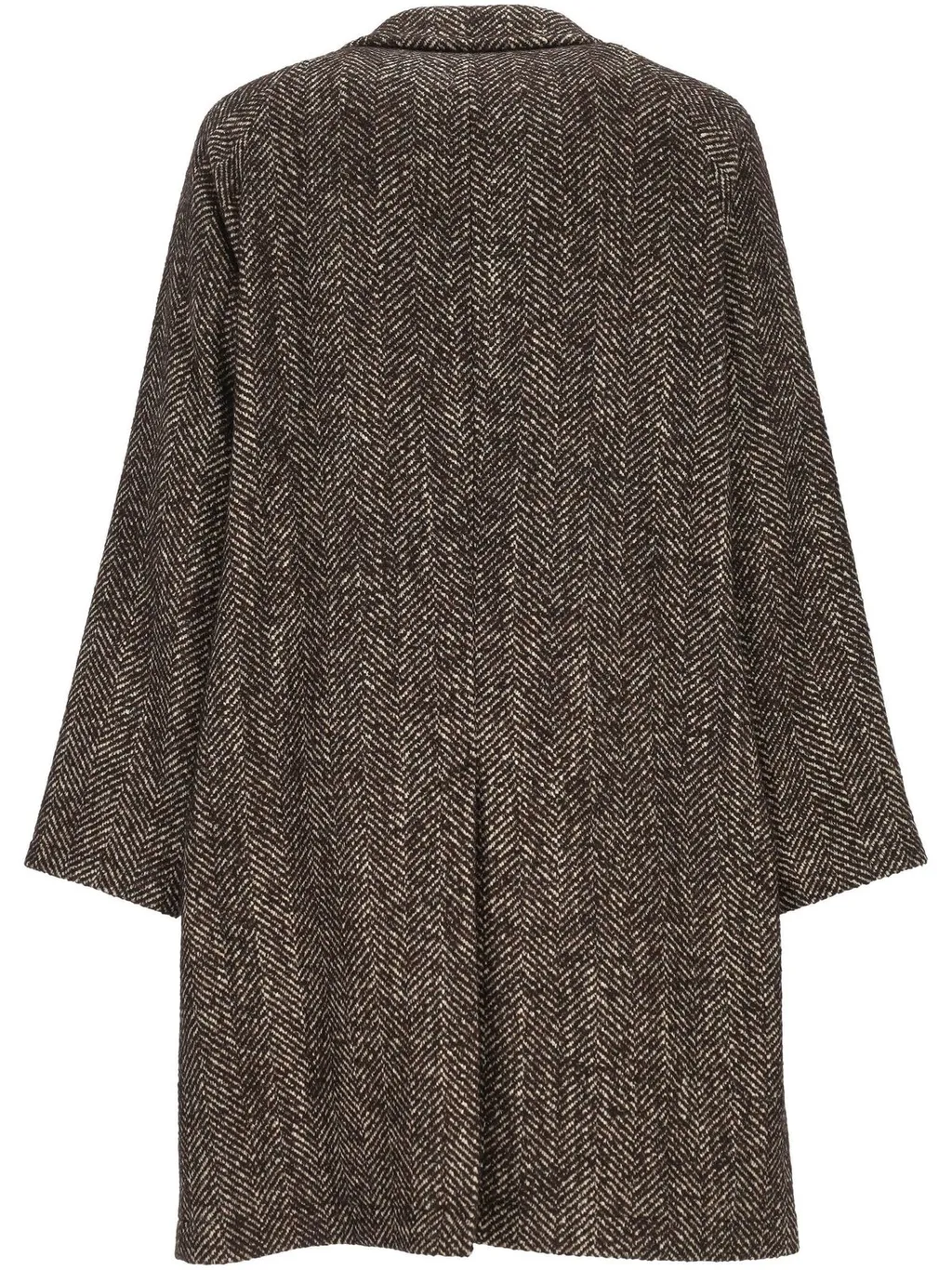 L.B.M. 1911 Herringbone Single-Breasted Coat