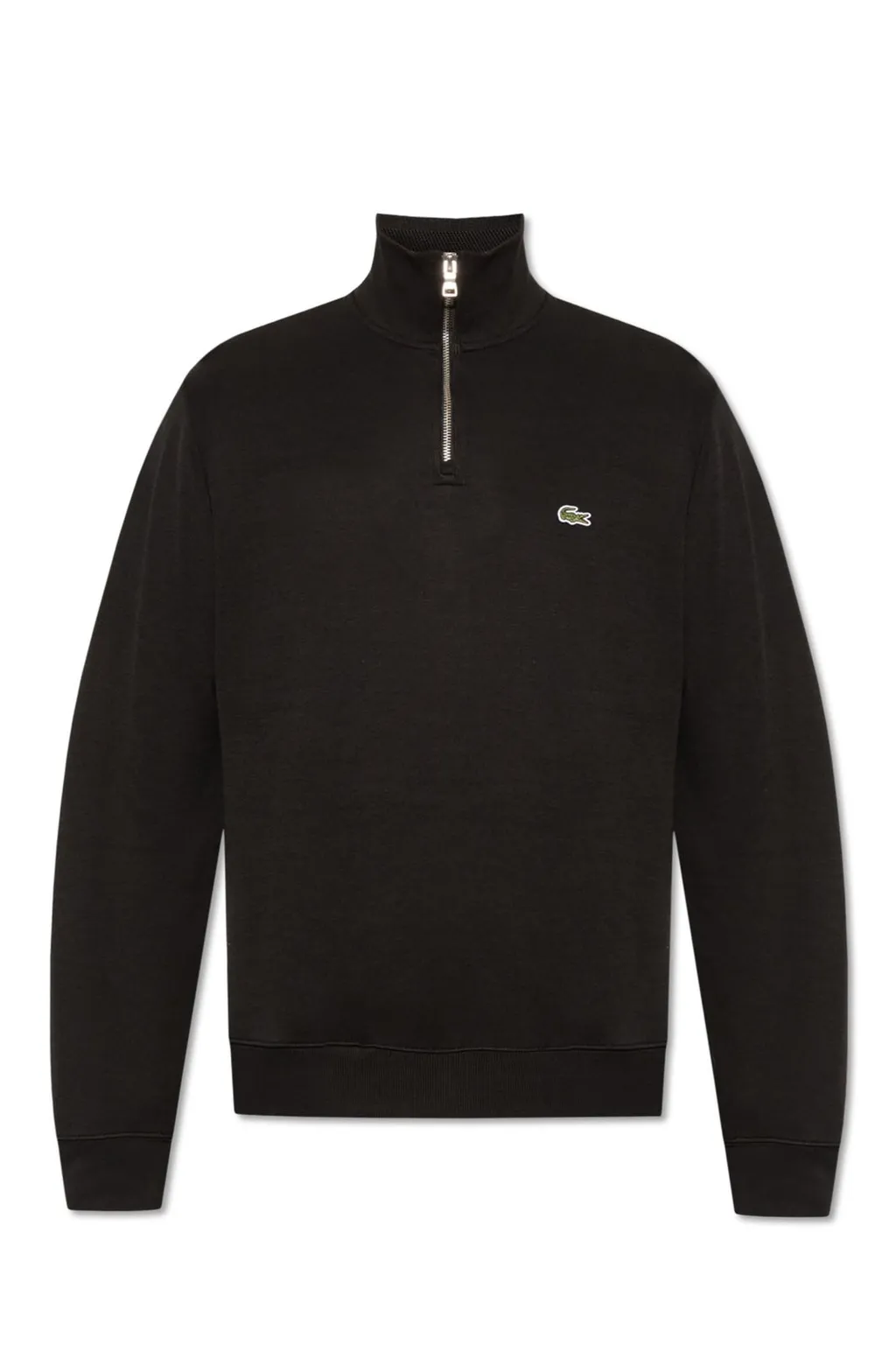 Lacoste Zip-Up High Neck Interlock Sweatshirt