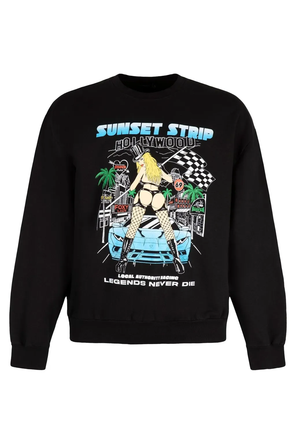Local Authority Sunset Strip Graphic Sweatshirt