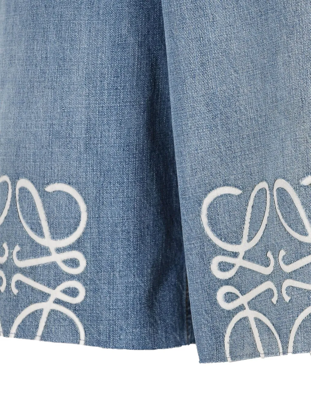 Loewe Anagram Denim Shorts