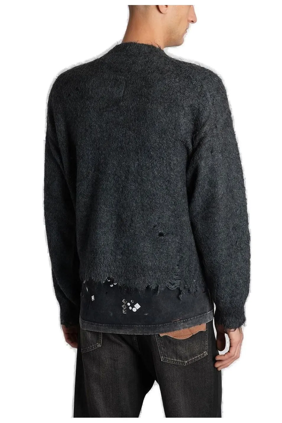 Maison Mihara Yasuhiro V-Neck Knitted Cardigan