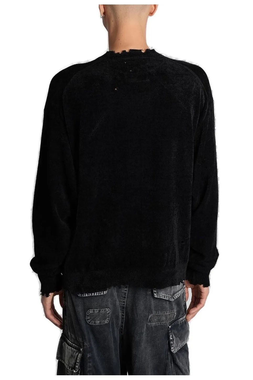 Maison Mihara Yasuhiro Distressed Knitted Sweater