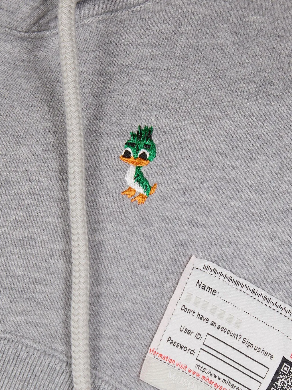 Maison Mihara Yasuhiro Cropped Hoodie