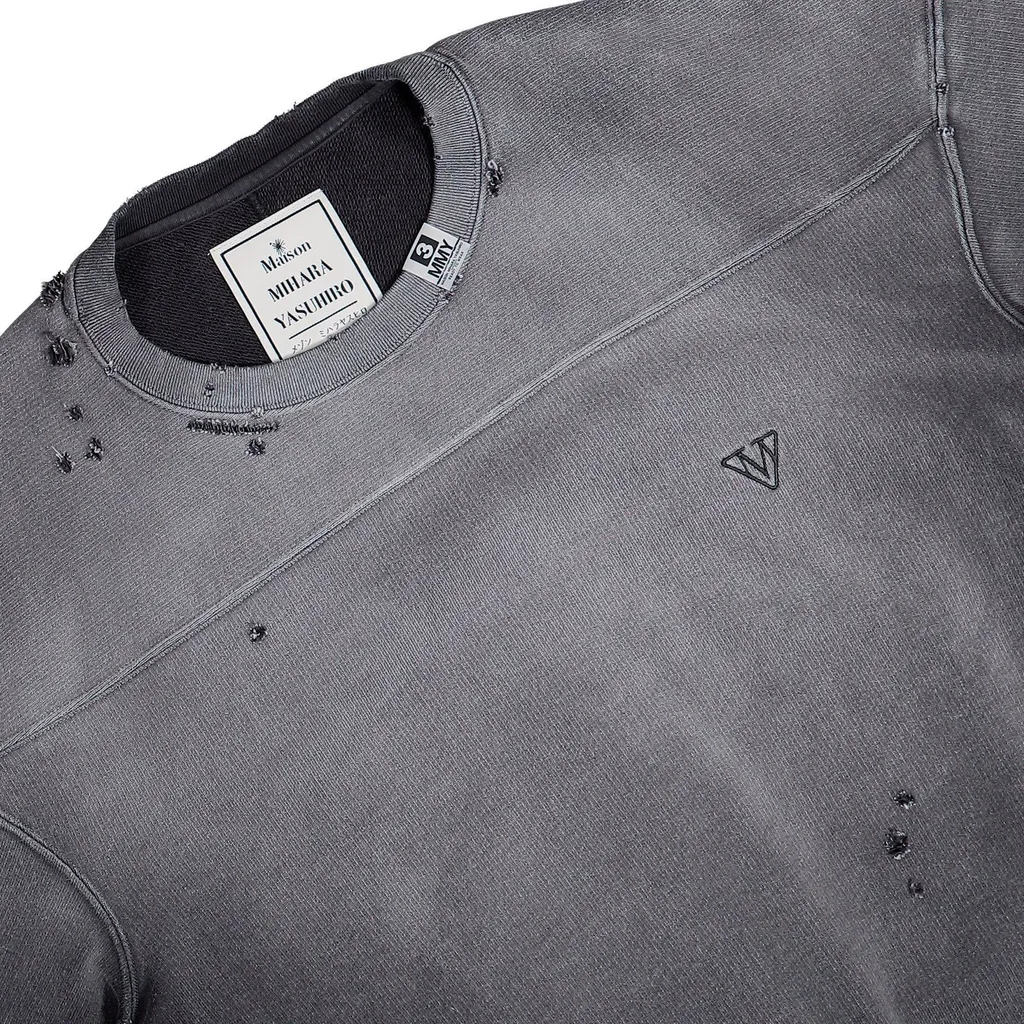 Maison Mihara Yasuhiro Sun Faded Crewneck Sweater