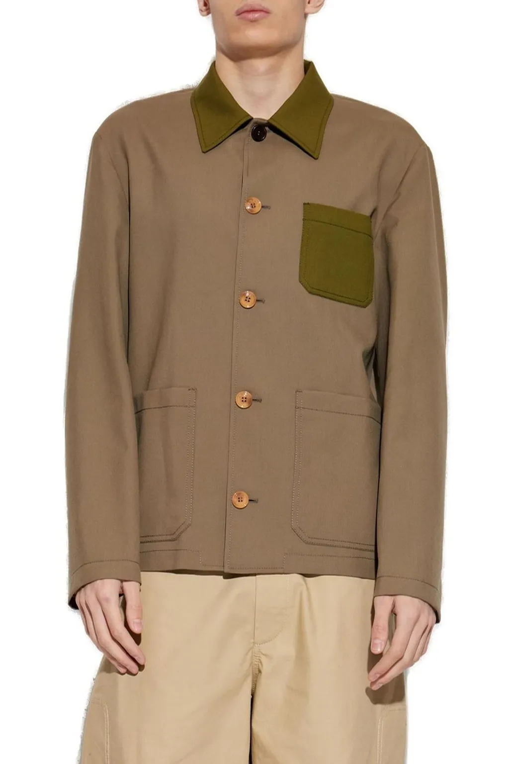 Marni Logo Patch Jacket
