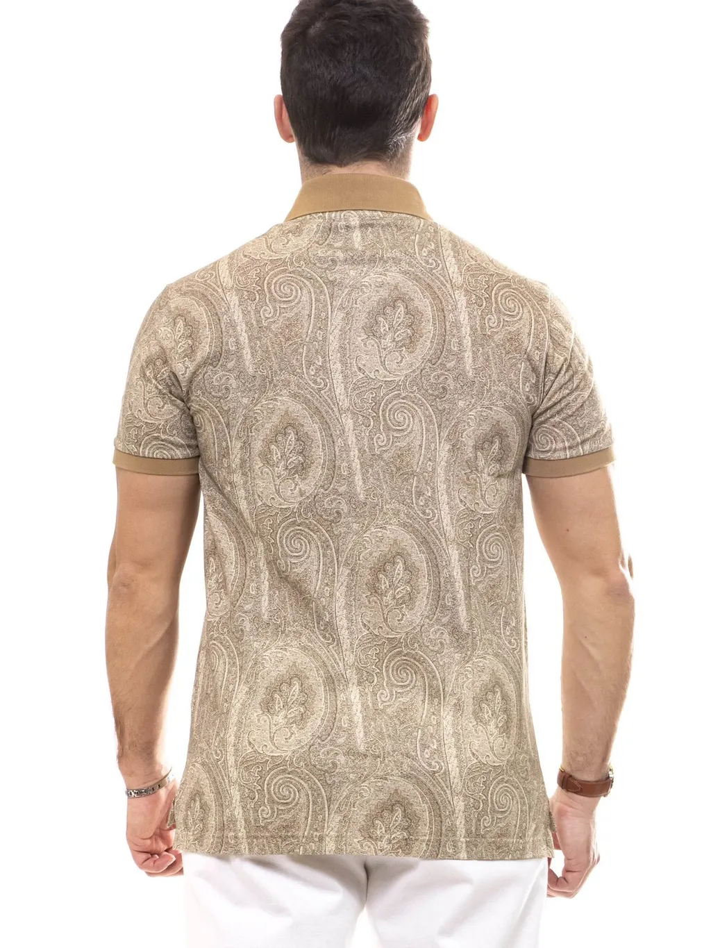 Etro Paisley Printed Short-Sleeved Polo Shirt