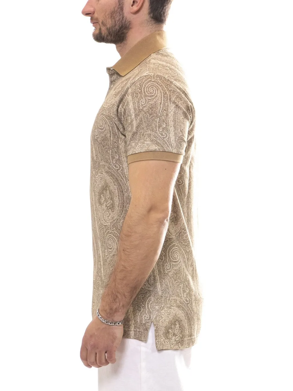 Etro Paisley Printed Short-Sleeved Polo Shirt