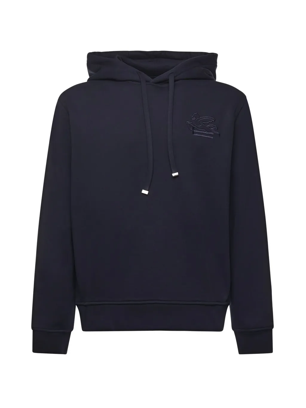 Etro Pegaso Embroidered Drawstring Hoodie