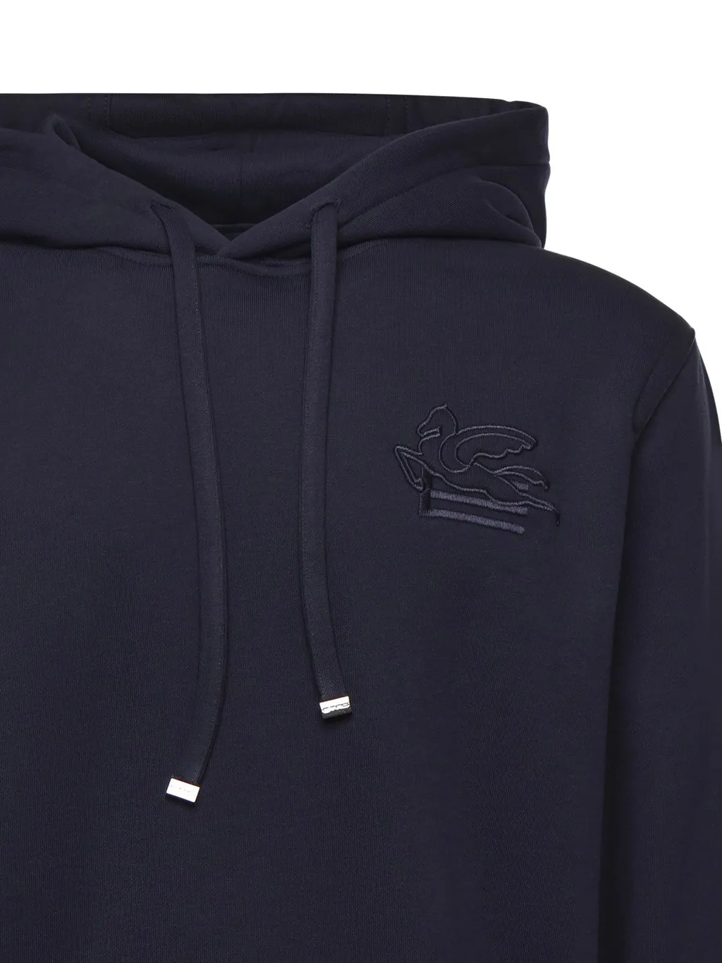 Etro Pegaso Embroidered Drawstring Hoodie