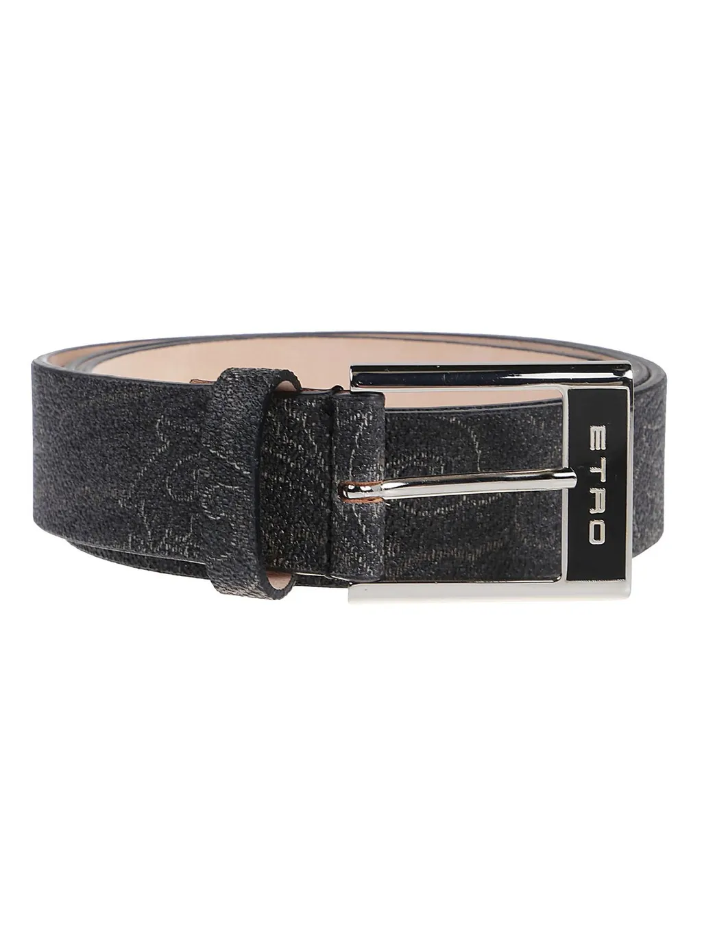 Etro Logo Engraved Buckle Belt