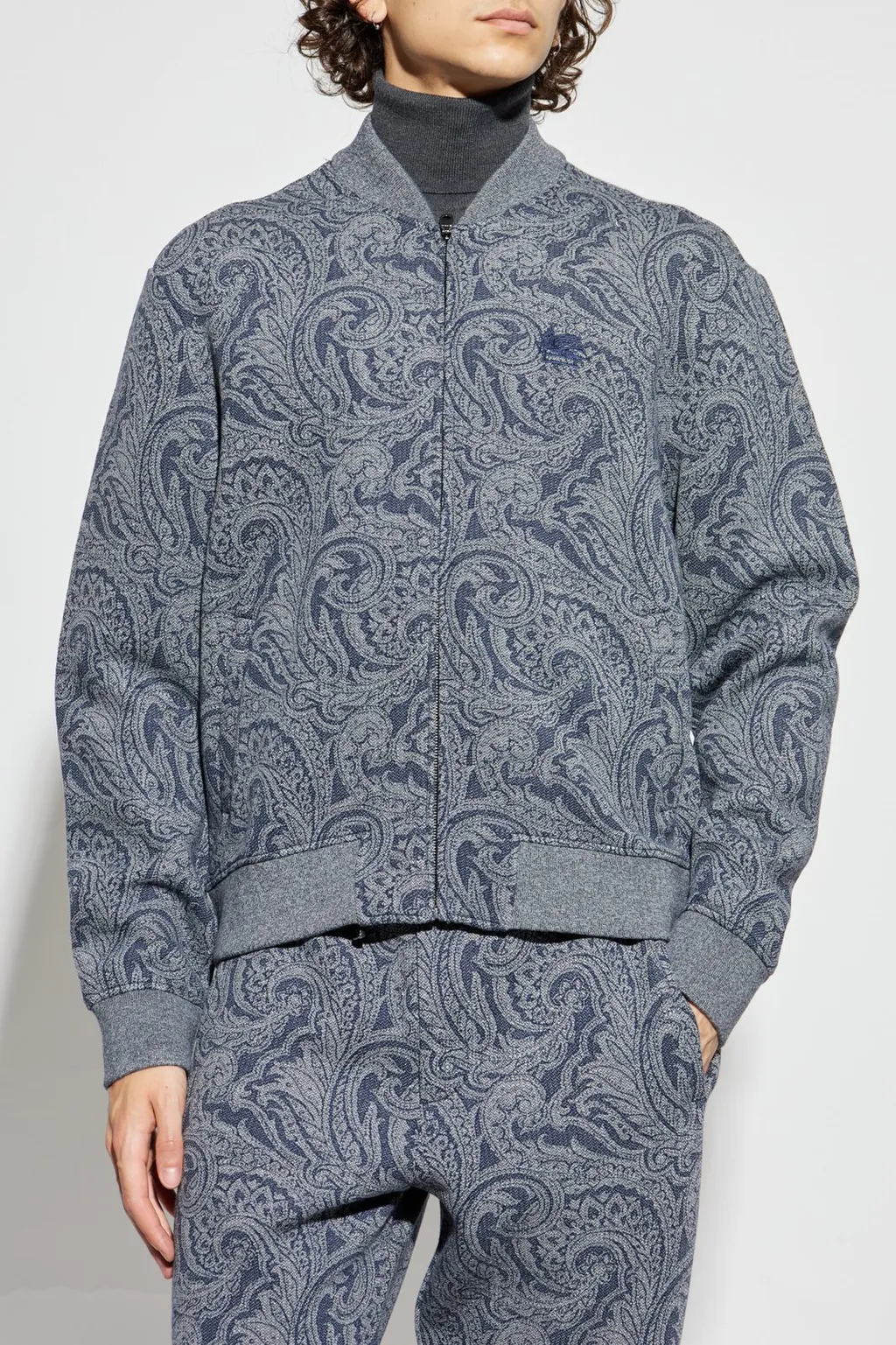 Etro Patterned Zipped Sweatshirt
