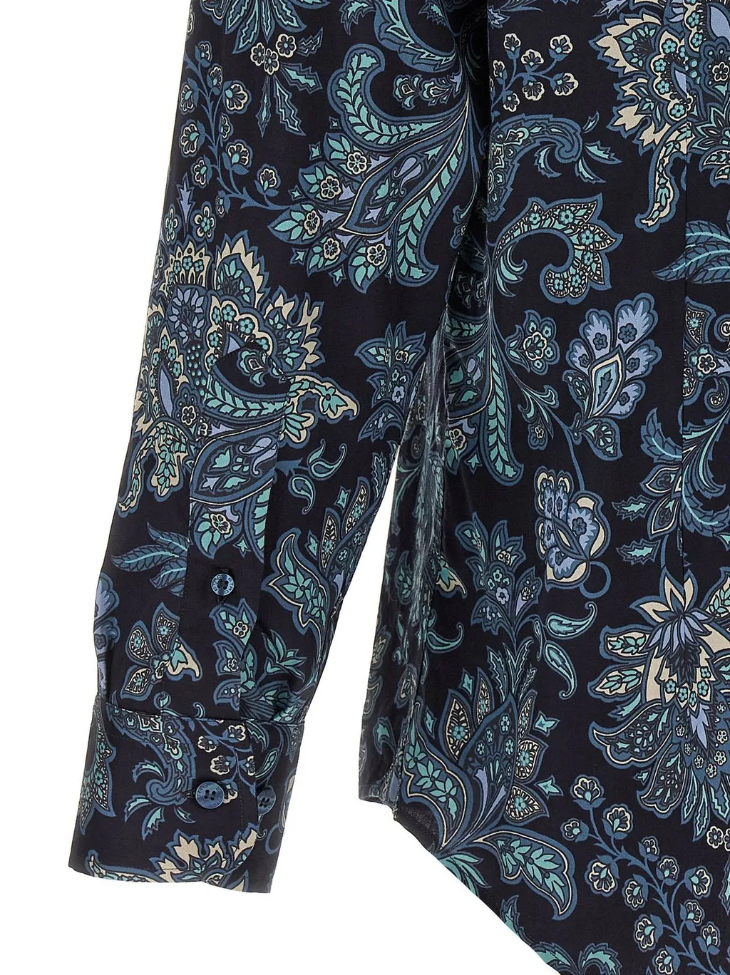 Etro Paisley Printed Long-Sleeved Shirt