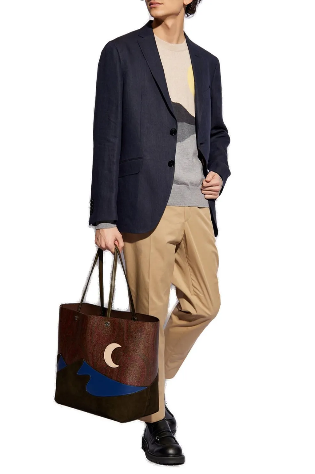 Etro Tapered Stretched Chino Trousers