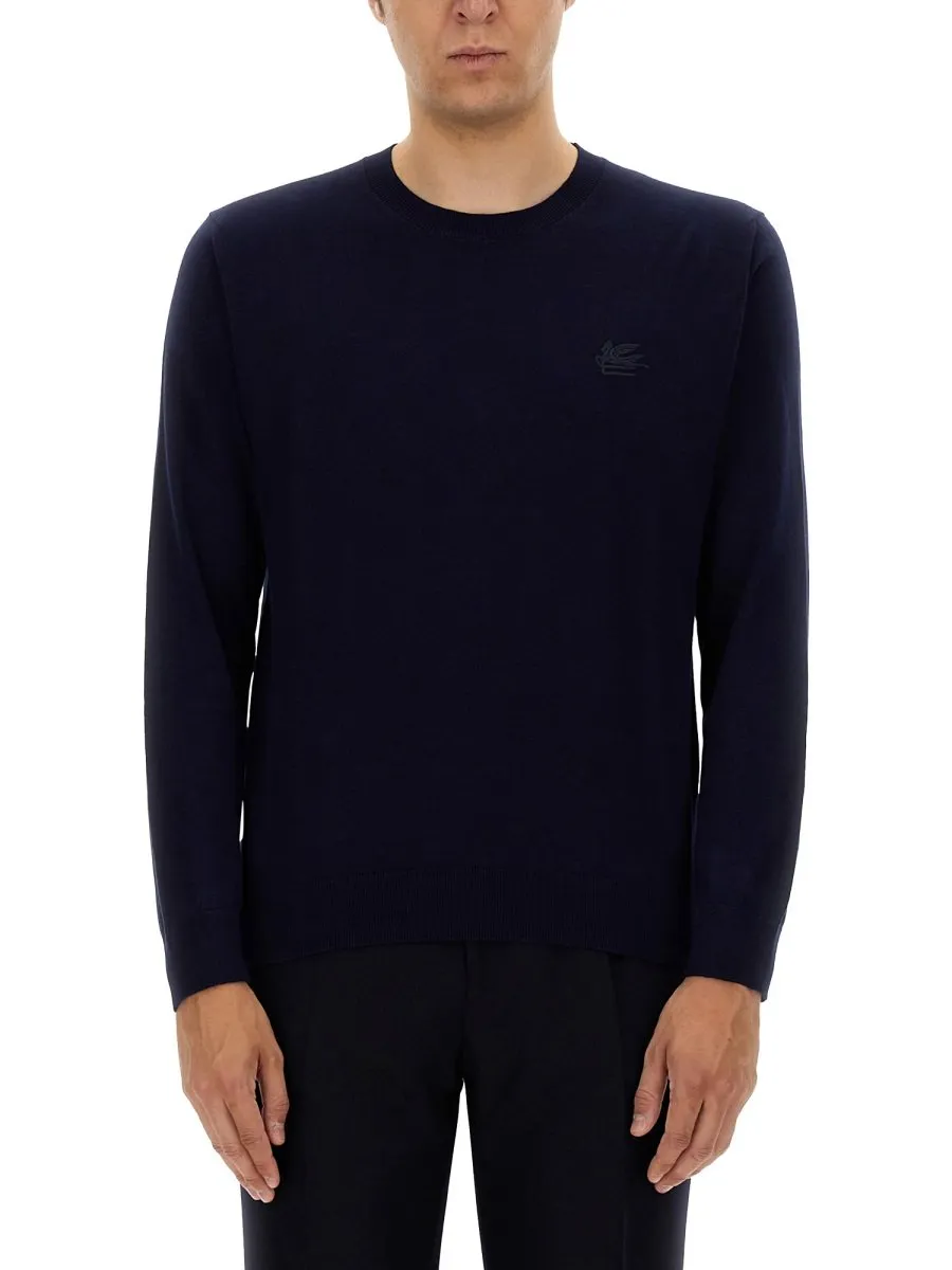 Etro Pegasus Embroidered Crewneck Sweatshirt