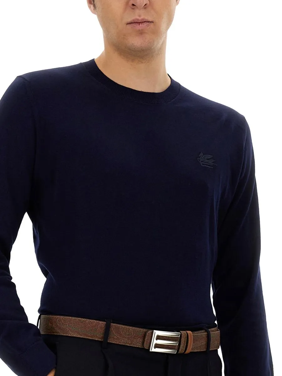 Etro Pegasus Embroidered Crewneck Sweatshirt