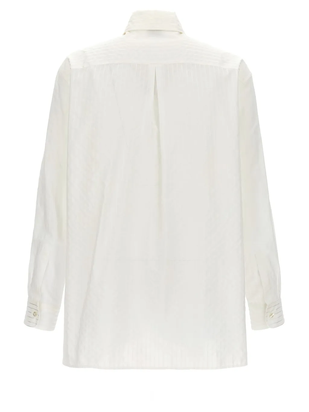 Etro Floral Embroidered Button Up Striped Shirt