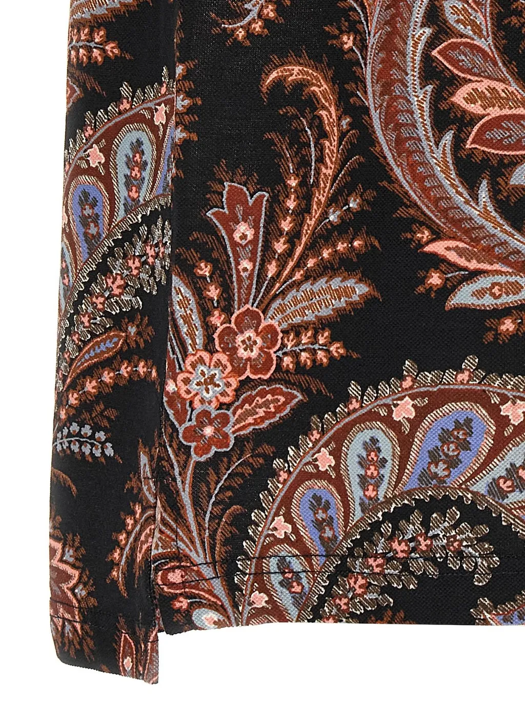 Etro Floral Paisley Polo Shirt