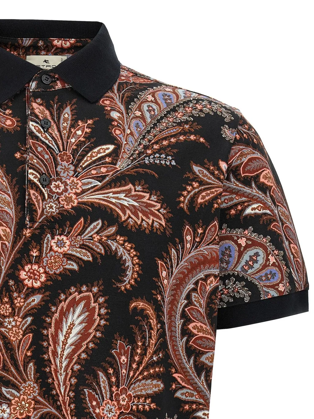 Etro Floral Paisley Polo Shirt