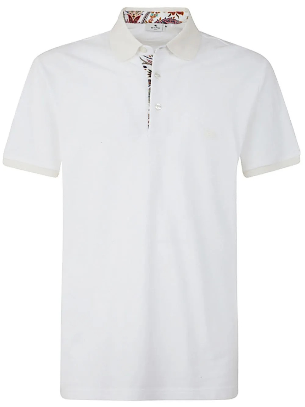 Etro Logo Embroidered Short Sleeved Polo Shirt