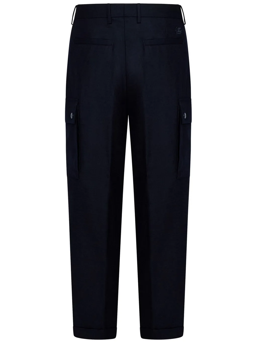 Etro Cargo-Pockets Stretched Tapered Trousers