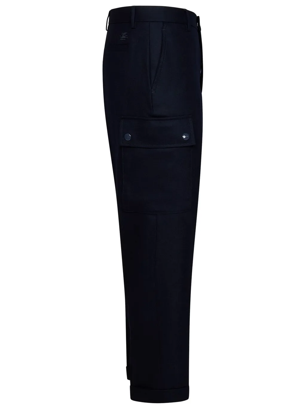 Etro Cargo-Pockets Stretched Tapered Trousers