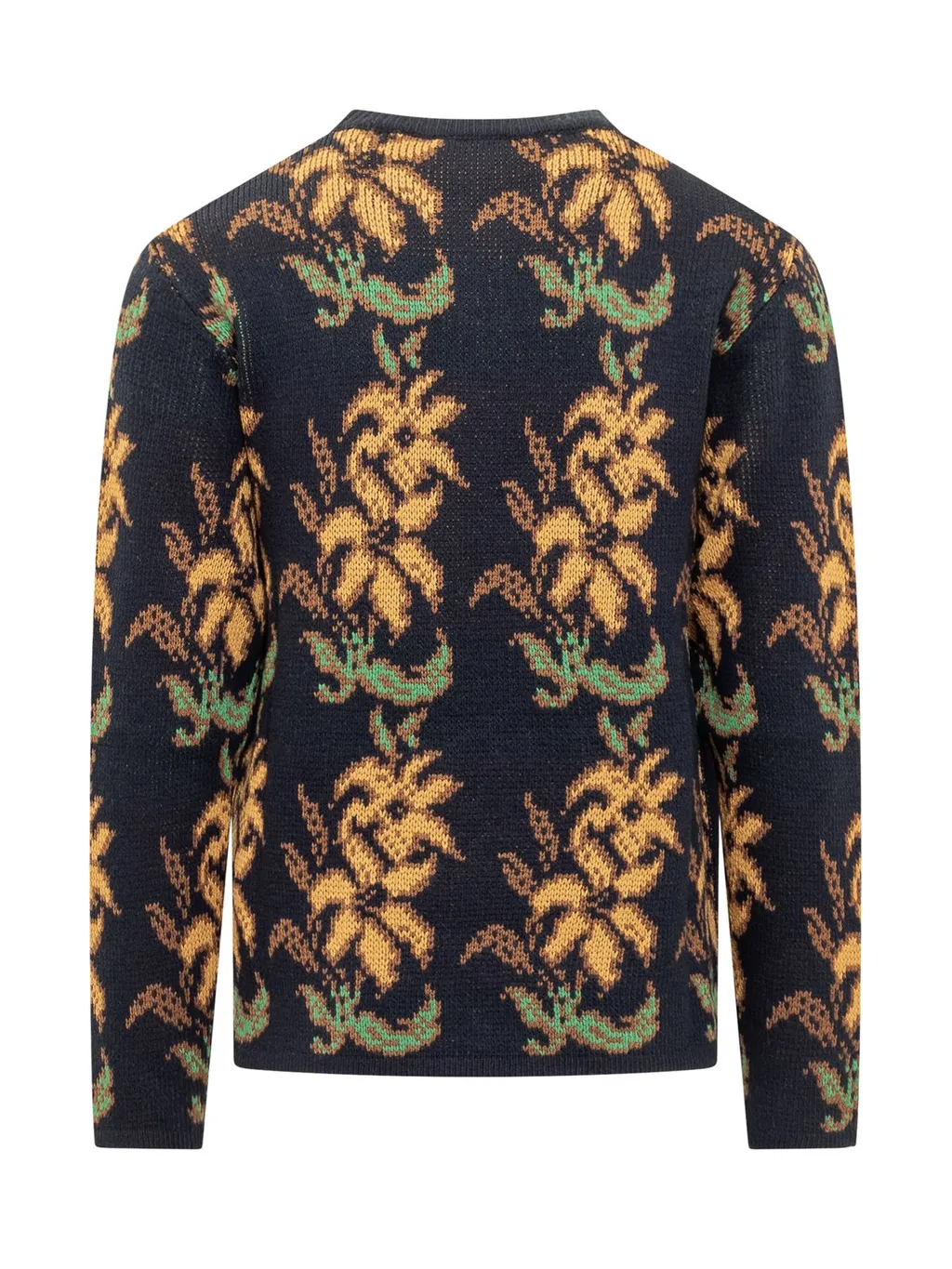 Etro Floral Intarsia Knitted Crewneck Jumper