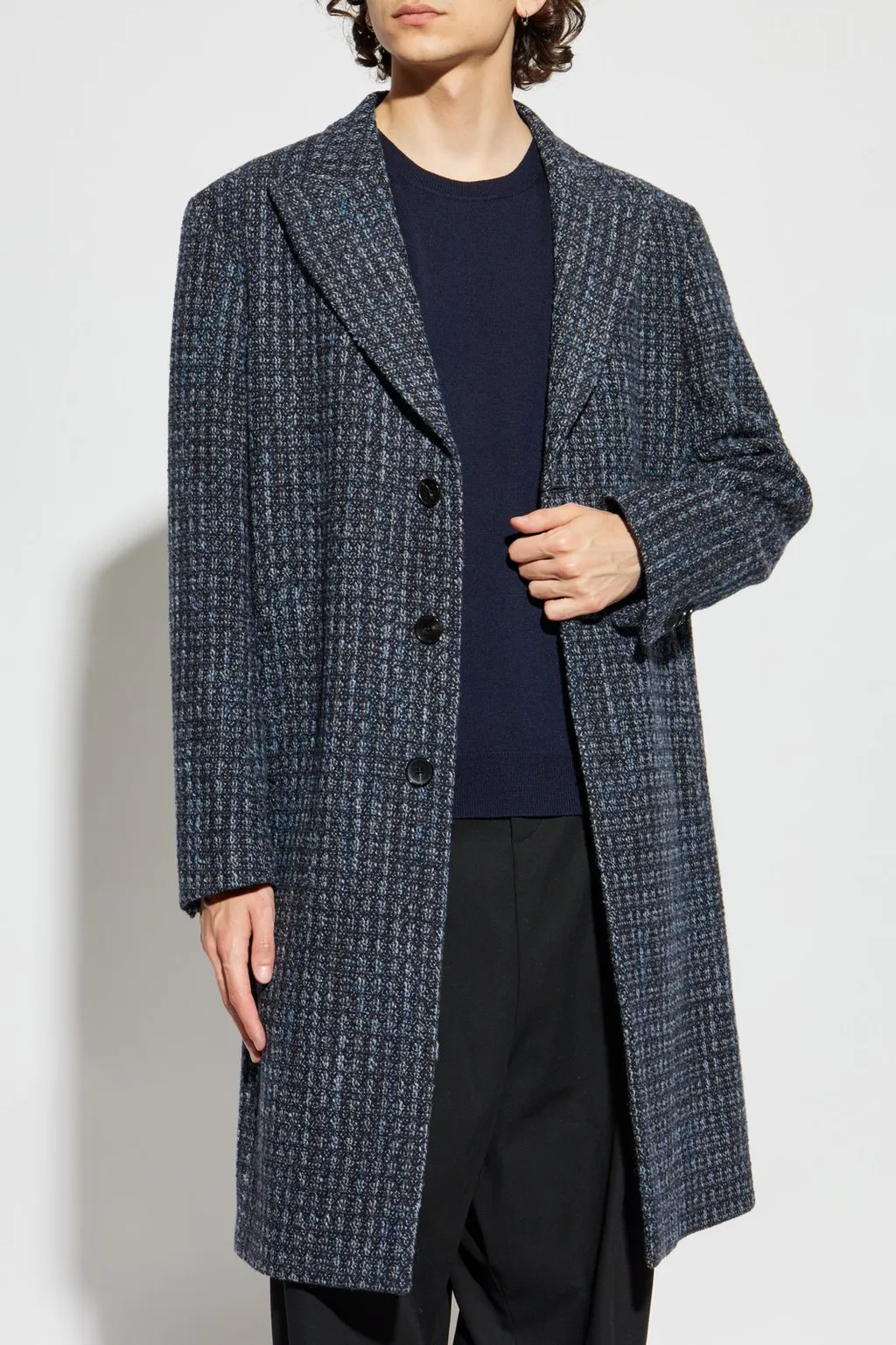 Etro Single-Breasted Mid-Length Coat