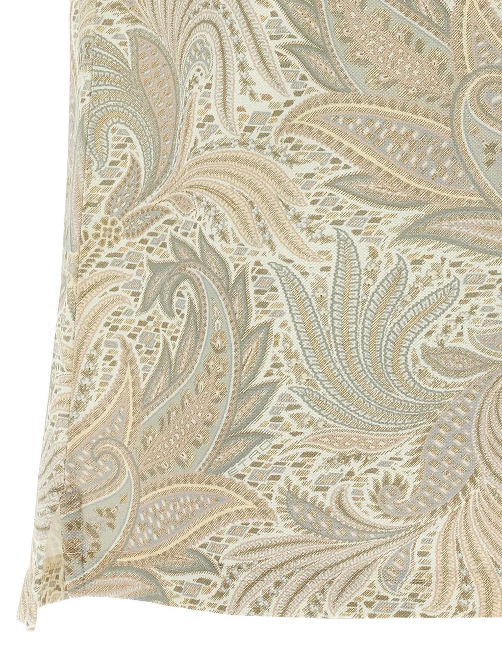 Etro Paisley Printed Short Sleeved Polo Shirt