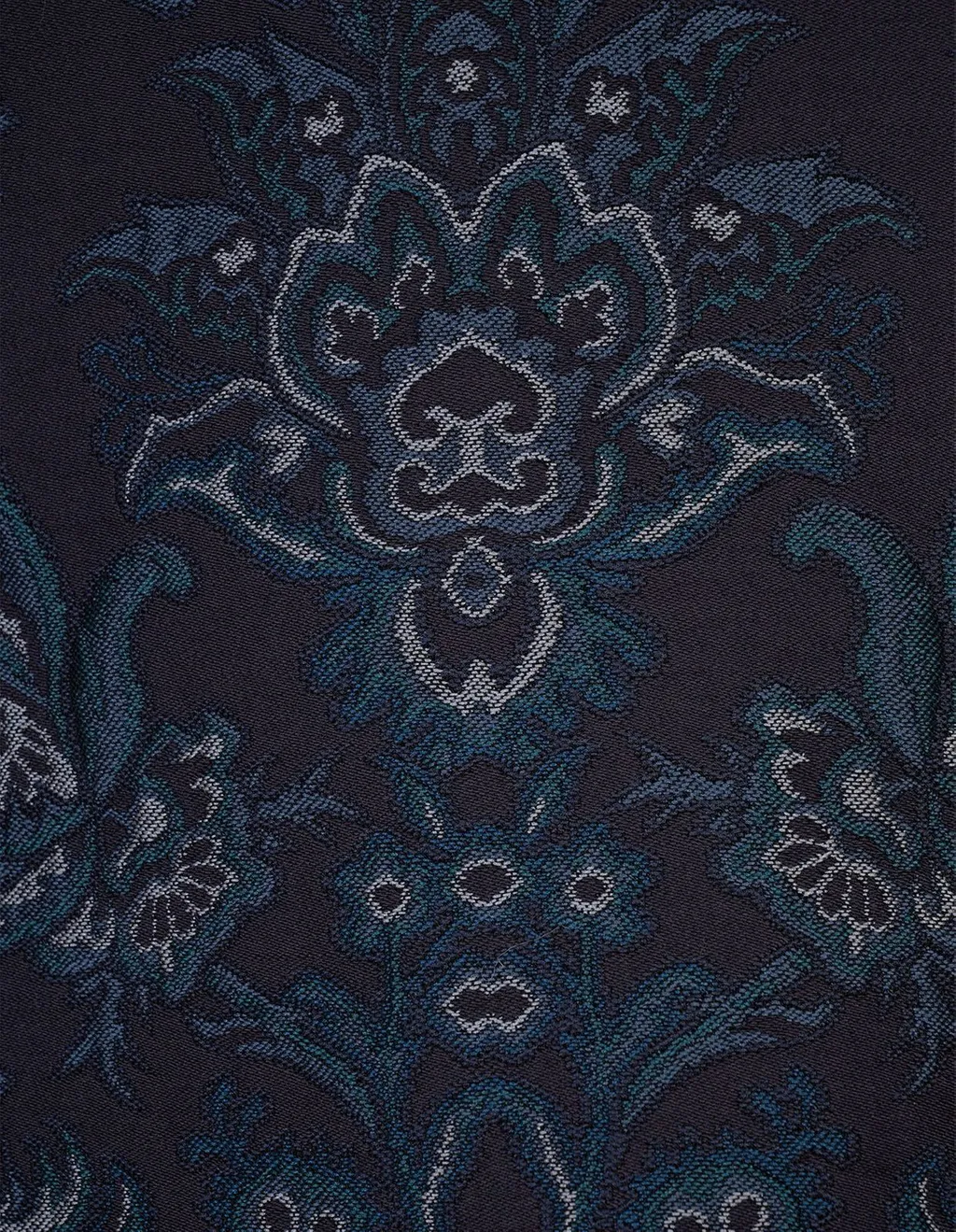 Etro Jacquard Stand-Up Collar Jacket