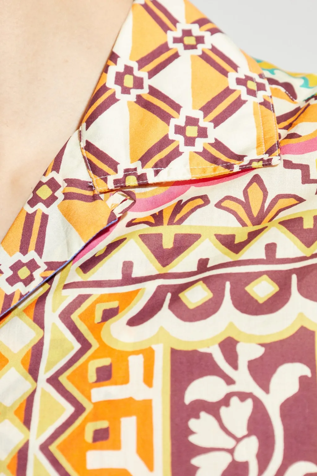 Etro Patterned Short-Sleeved Basket Shirt