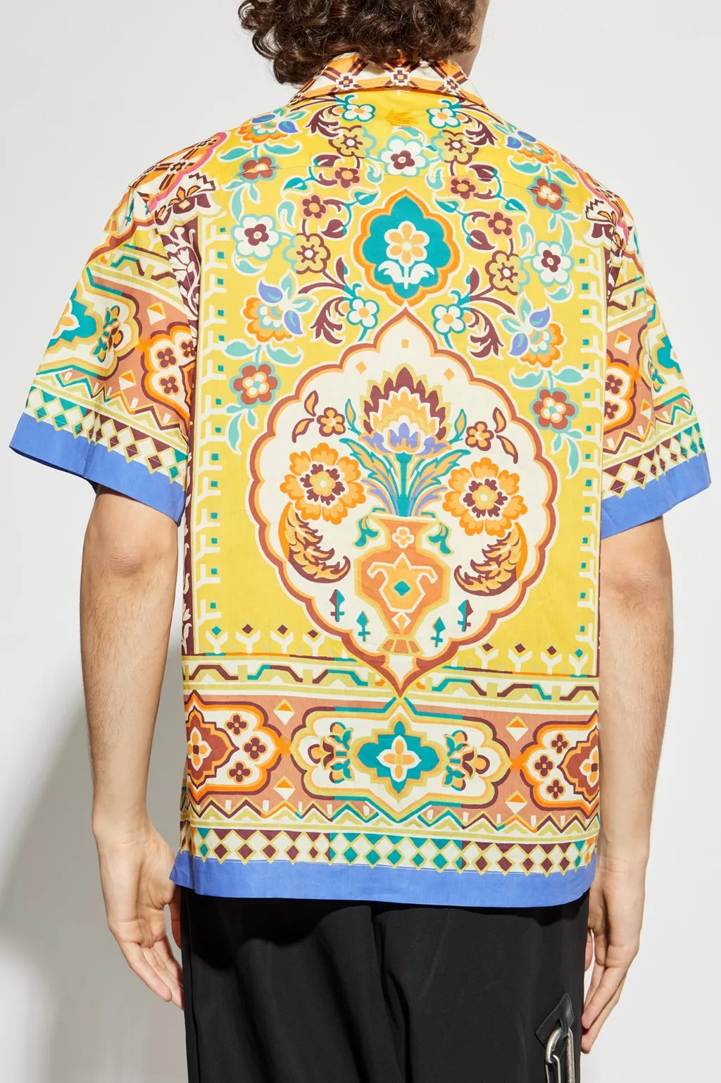Etro Patterned Short-Sleeved Basket Shirt