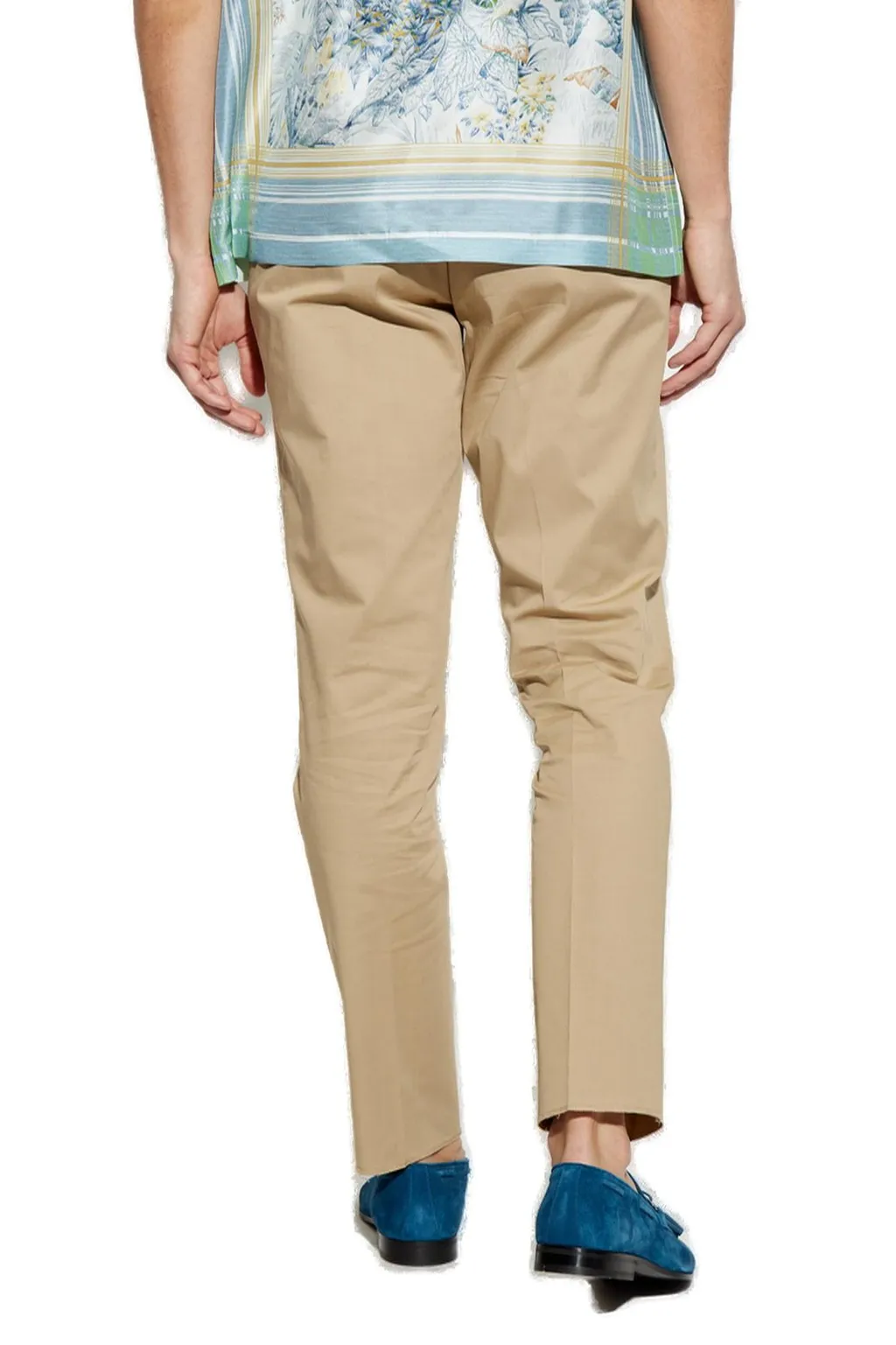 Etro Pressed Crease Pleated Trousers