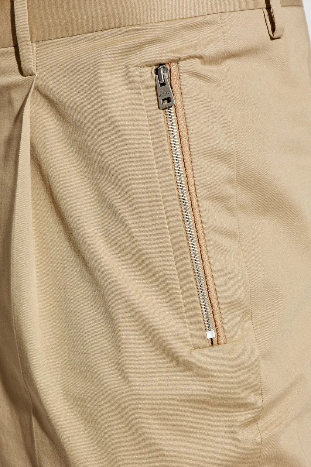 Etro Pressed Crease Pleated Trousers