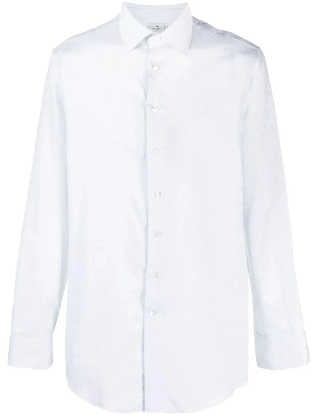 Etro Button-Up Curved Hem Shirt