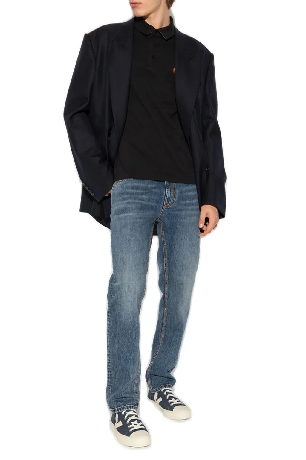 Etro Logo Embroidered Short Sleeved Polo Shirt