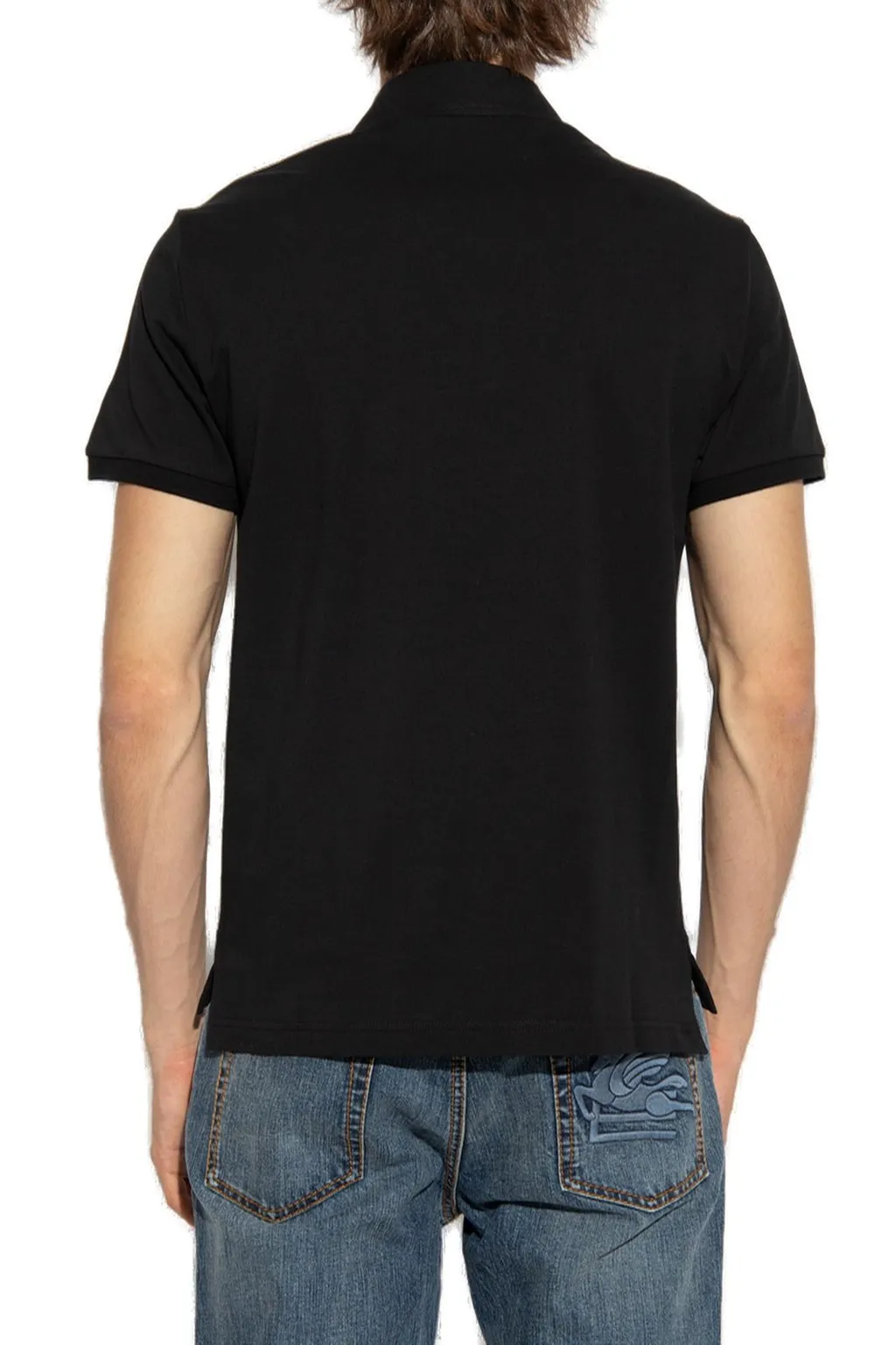 Etro Logo Embroidered Short Sleeved Polo Shirt