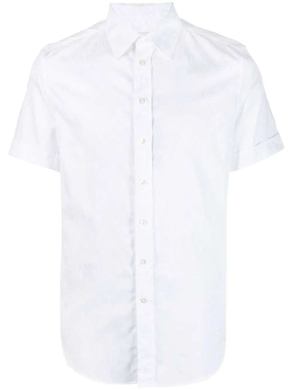 Etro Button-Up Straight Hem Shirt