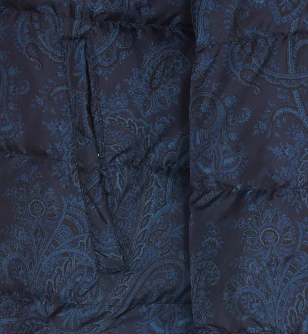 Etro Paisley-Printed Zip-Up Padded Jacket