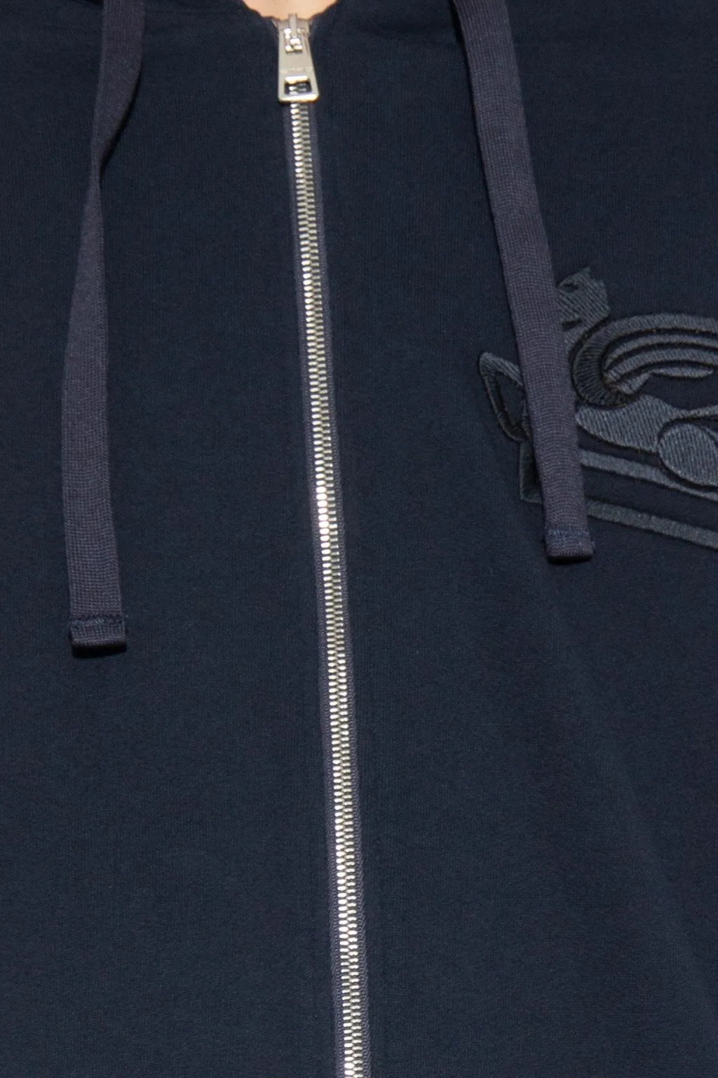 Etro Logo-Embroidered Zipped Drawstring Jacket