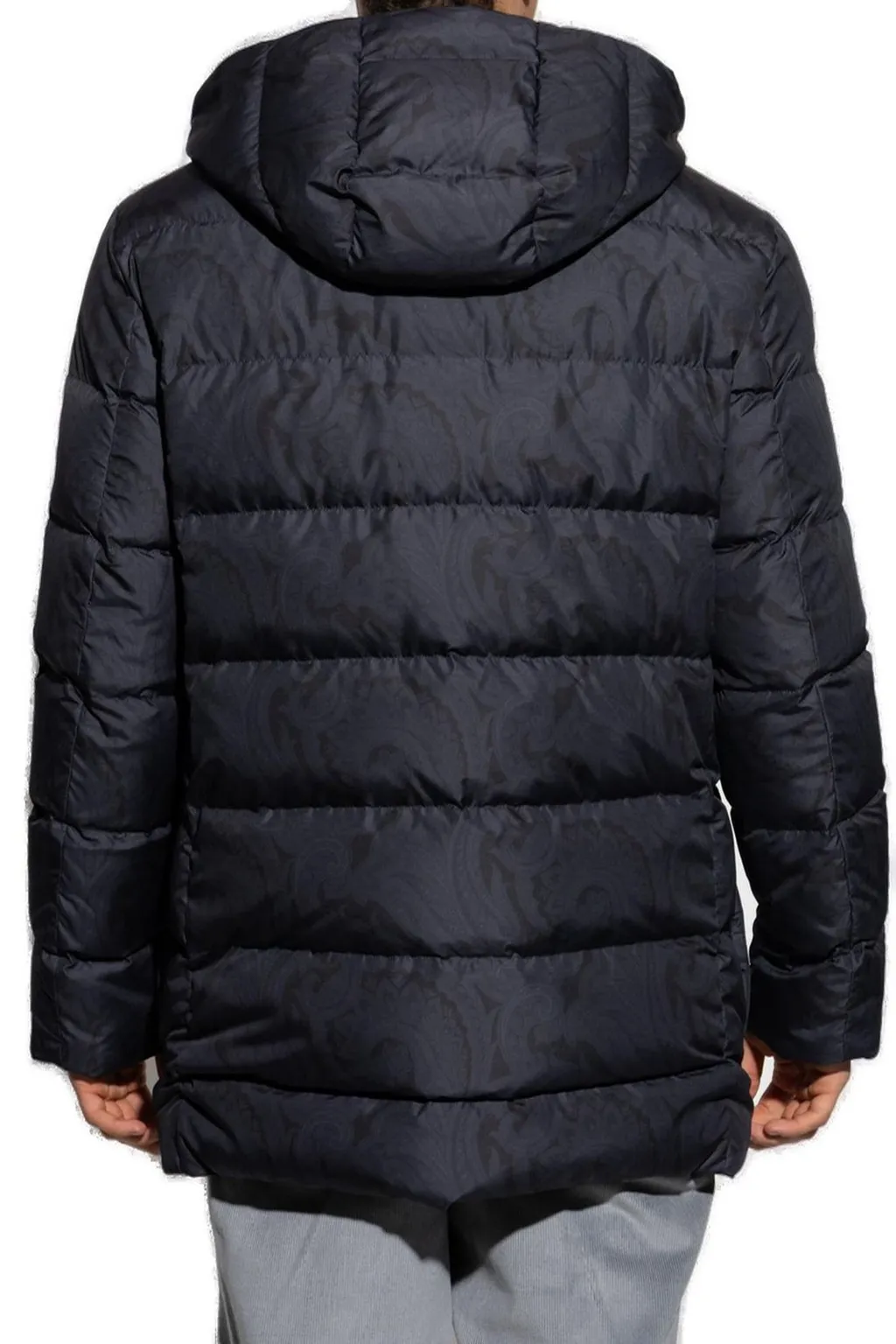 Etro Long Paisley Down Jacket