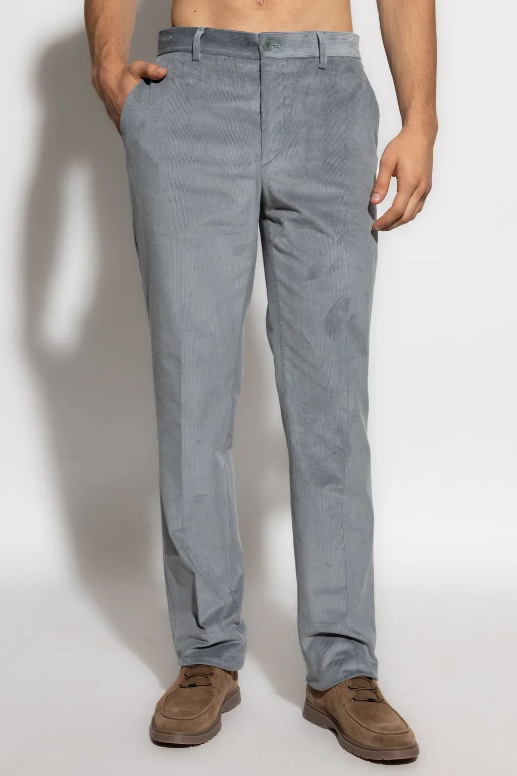 Etro Straight Leg Corduroy Trousers