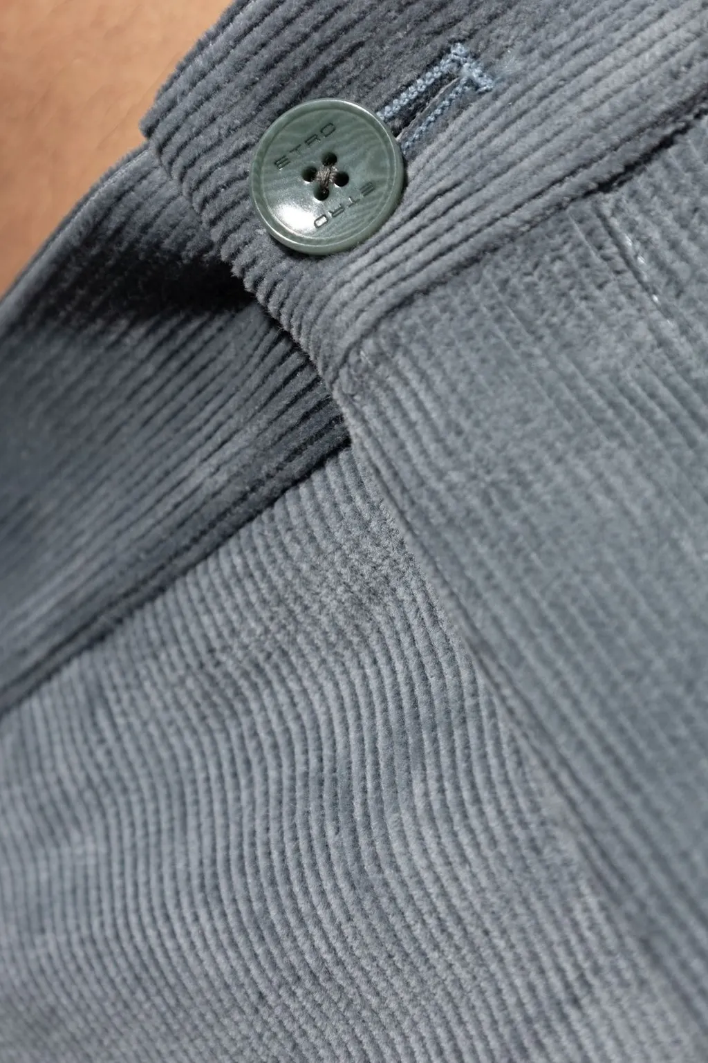 Etro Straight Leg Corduroy Trousers