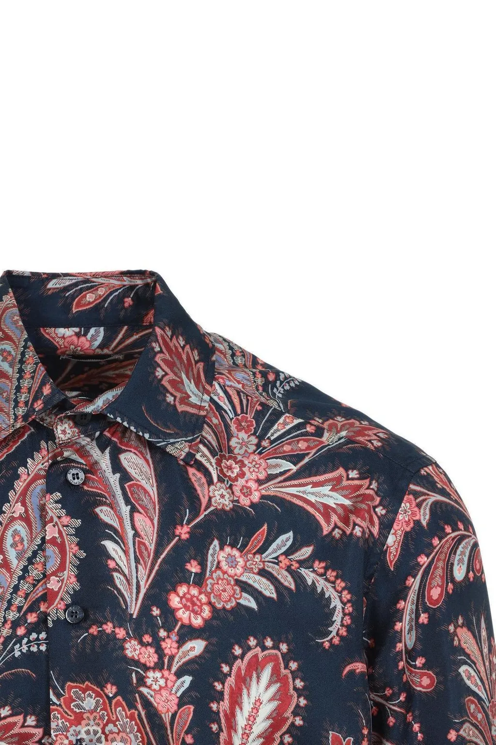 Etro Paisley Printed Satin Shirt